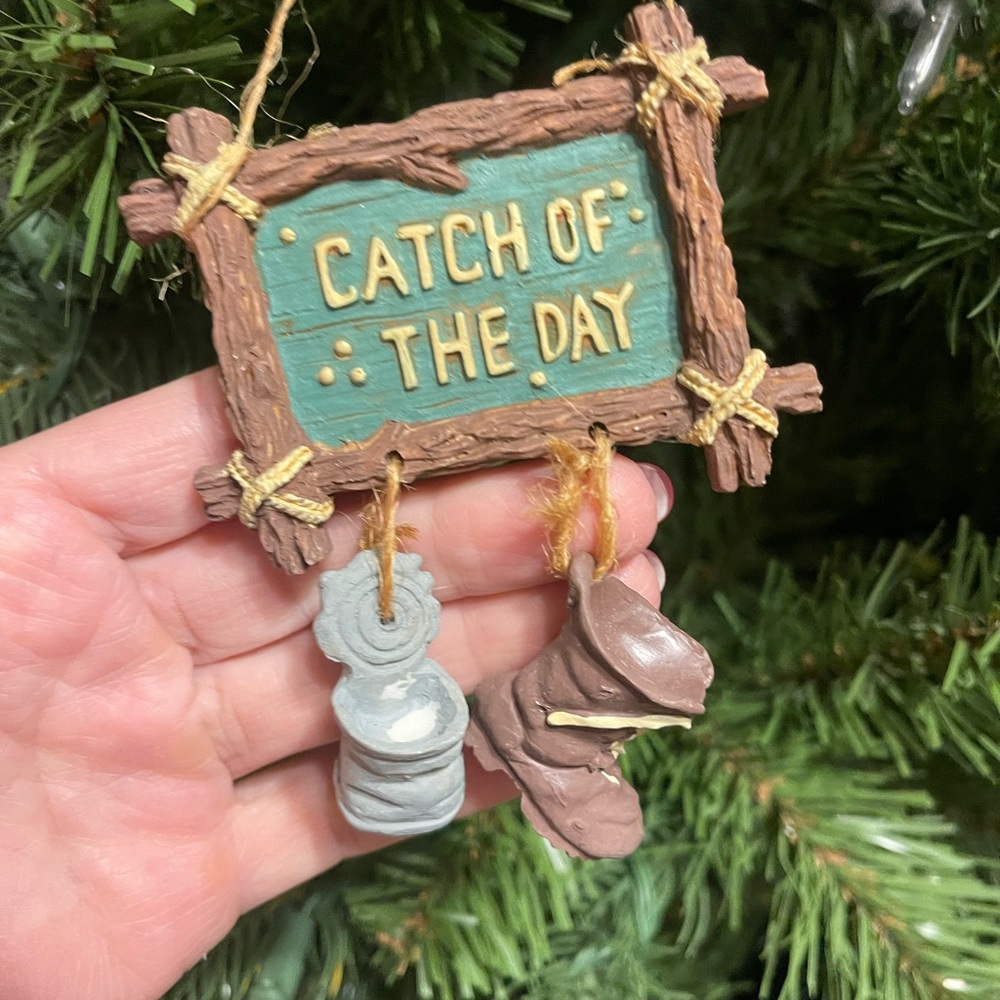Catch of the Day Fishing Ornament